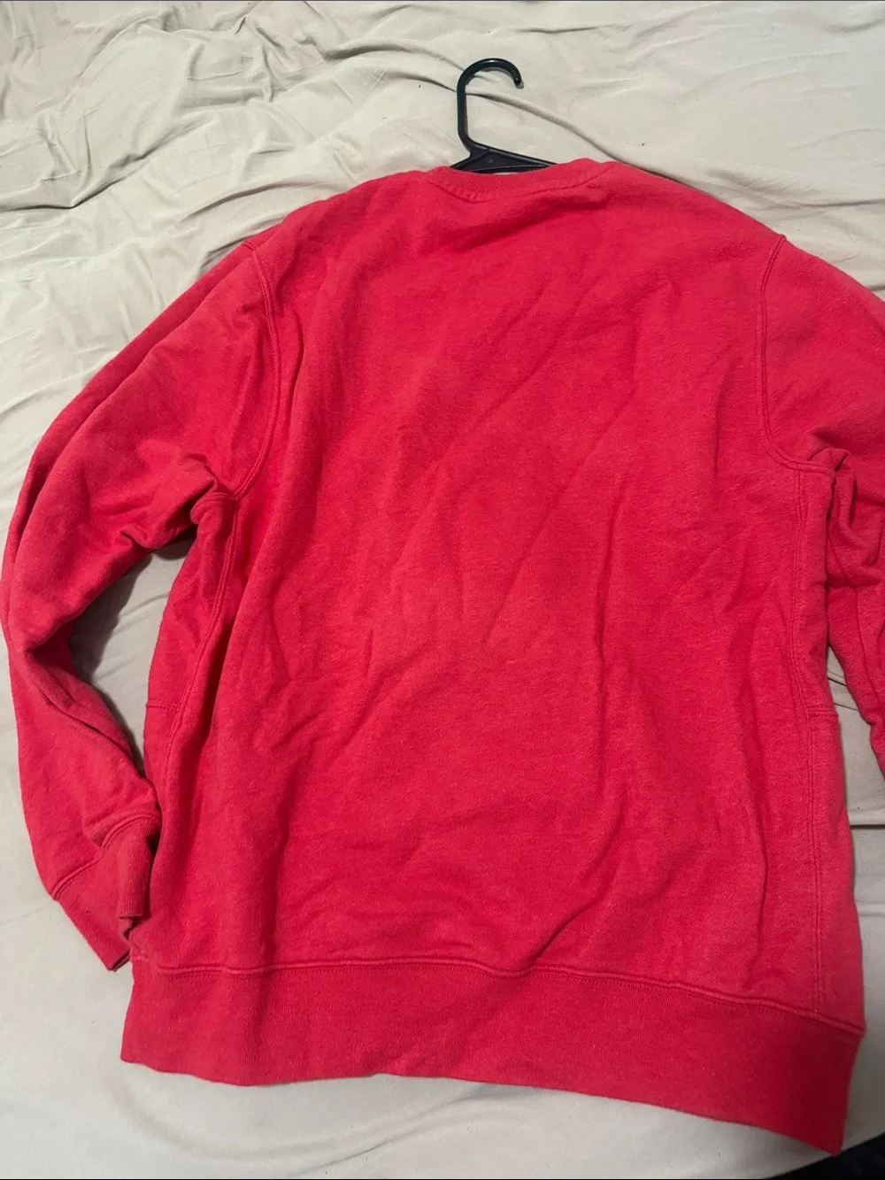 Nike Red Georgia Crewneck Sweatshirt with gold Script